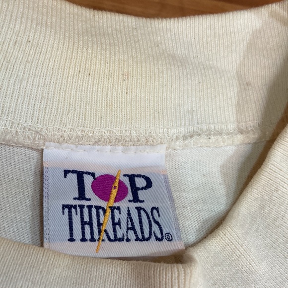 Top Threads Sz L 100% Cotton Pullover embroidered Puffin Design, Homer, AK - Picture 4 of 6